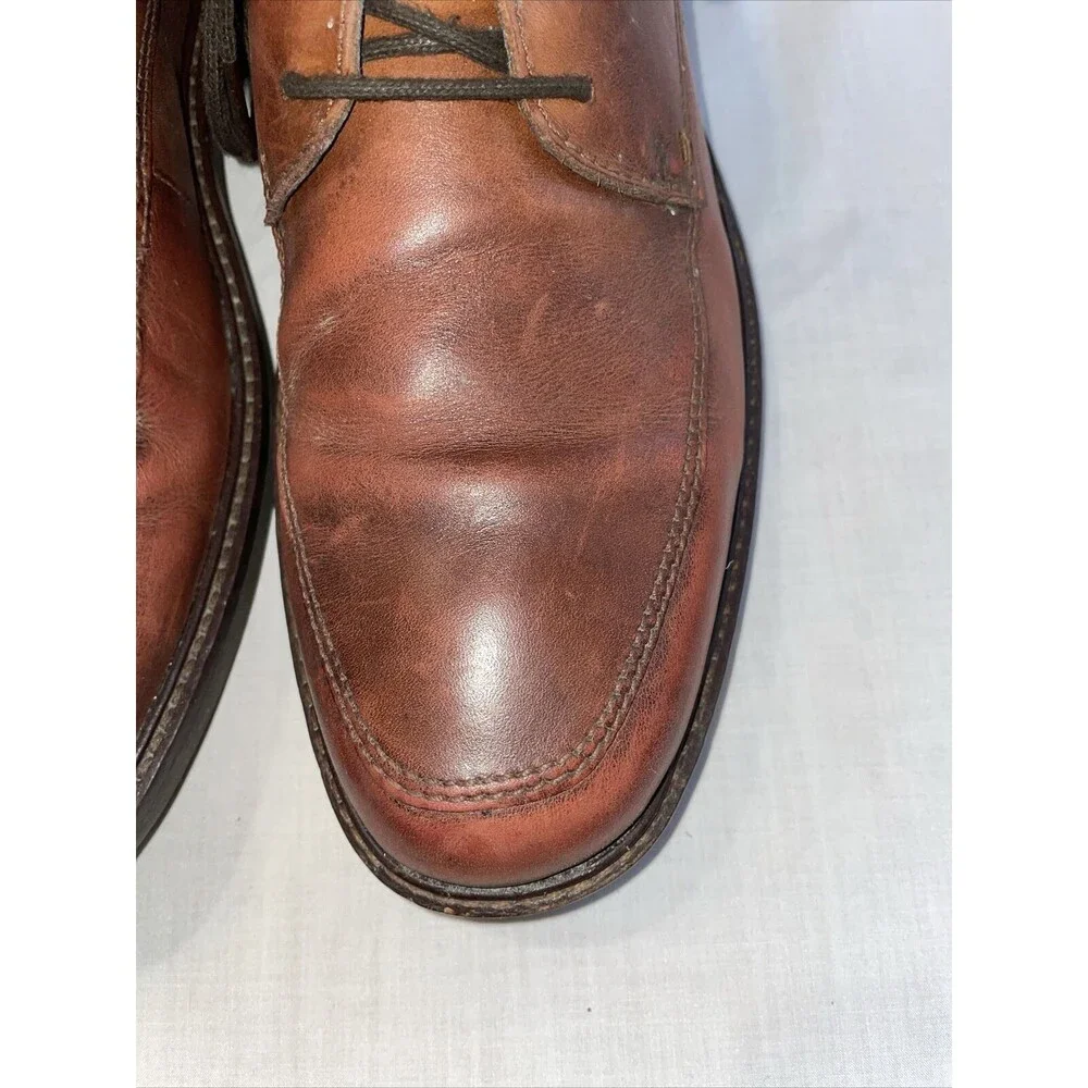 Ecco Dress Shoes Men’s Size 45 U.S. 11.5 M Brown Leather Oxfords Block Heels